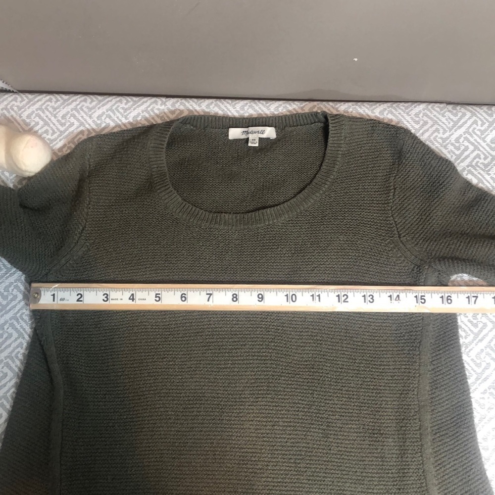 Madewell Riverside Textured Sweater Extra Small - Picture 8 of 9